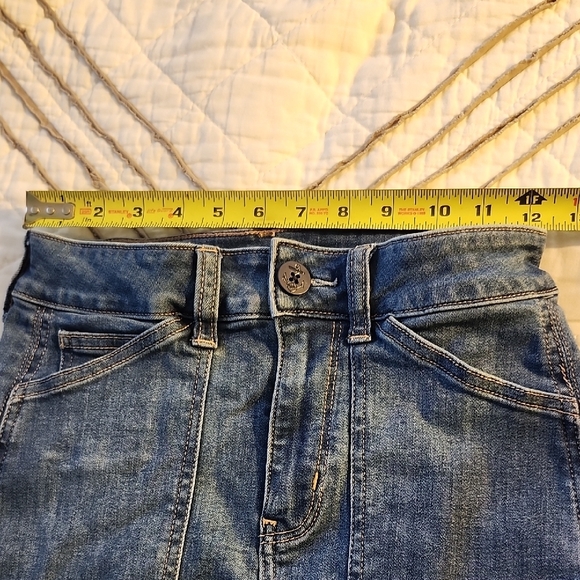 American Eagle Outfitters Blue Denim Mini Skirt - Picture 9 of 9